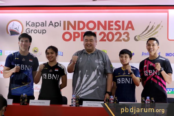 PBDJARUM Kapal Api Group Indonesia Open 2023 Siap Bergulir