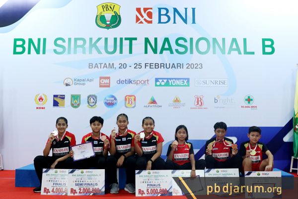 Pbdjarum [bni Sirnas B Kepri 2023] Pb Djarum Raih 2 Gelar Juara