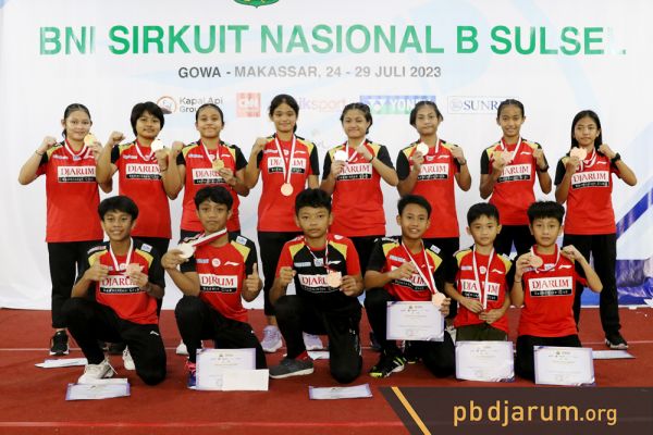 Pbdjarum [bni Sirnas B Sulsel 2023] Pb Djarum Bawa Pulang 2 Gelar Juara