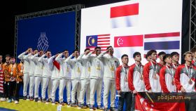 Tim bulu tangkis putra Indonesia meraih medali emas SEA Games 2025