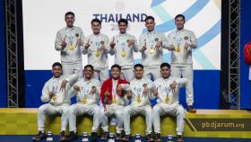 Tim bulu tangkis putra Indonesia meraih medali emas SEA Games 2025