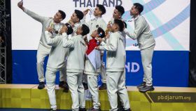 Tim bulu tangkis putra Indonesia meraih medali emas SEA Games 2025