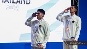 Podium tunggal putra SEA Games 2025