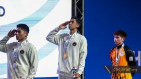 Podium tunggal putra SEA Games 2025
