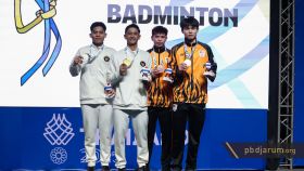 Podium tunggal putra SEA Games 2025