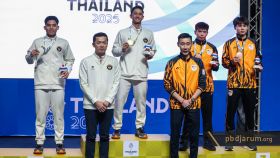Podium tunggal putra SEA Games 2025