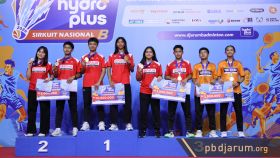Podium ganda pemula campuran