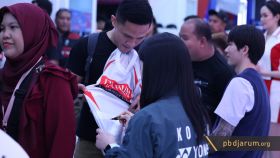 Meet & Greet Polytron Indonesia Open 2026 di Booth PB Djarum