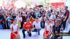 Meet & Greet Polytron Indonesia Open 2026 di Booth PB Djarum