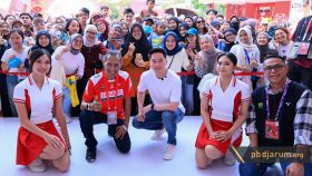 Meet & Greet Polytron Indonesia Open 2026 di Booth PB Djarum