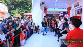Meet & Greet Polytron Indonesia Open 2026 di Booth PB Djarum