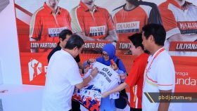 Meet & Greet Polytron Indonesia Open 2026 di Booth PB Djarum