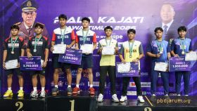 Podium Podium Juara Ganda` Taruna Putra