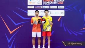 Podium juara tunggal putra