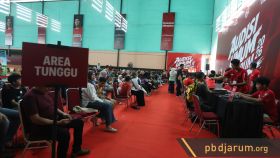 Area registrasi ulang audisi umum