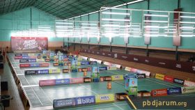 Area pertandingan audisi umum PB Djarum