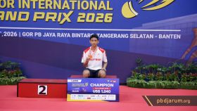 Radithya Bayu Wardhana Juara tunggal putra U19