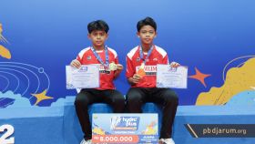 Tristan/Ahsan Juara Ganda Anak Putra