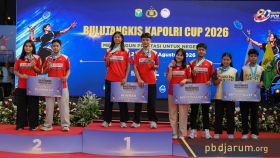 Podium ganda pemula campuran