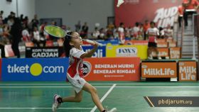 Aksi Peserta Audisi Umum PB Djarum 2026 di Makassar