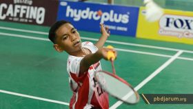 Aksi peseta Audisi Umum PB Djarum 2026
