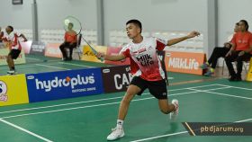 Aksi peseta Audisi Umum PB Djarum 2026