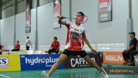 Aksi peserta Audisi Umum PB Djarum 2026