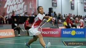 Aksi peserta Audisi Umum PB Djarum 2026