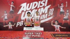 Penerima Super Tiket Audisi Umum PB Djarum 2026 U11 Putri - Makassar