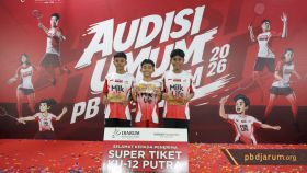 Penerima Super Tiket Audisi Umum PB Djarum 2026 KU12 Putra - Makassar