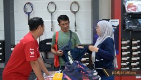 Suasana di Merchandise PB Djarum