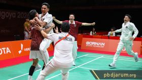 Beregu putra raih medali emas