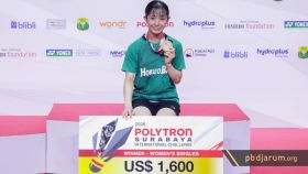 Podium juara tunggal putri