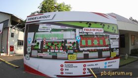 Venu layout Polytron Kudus Indonesia Masters 2026