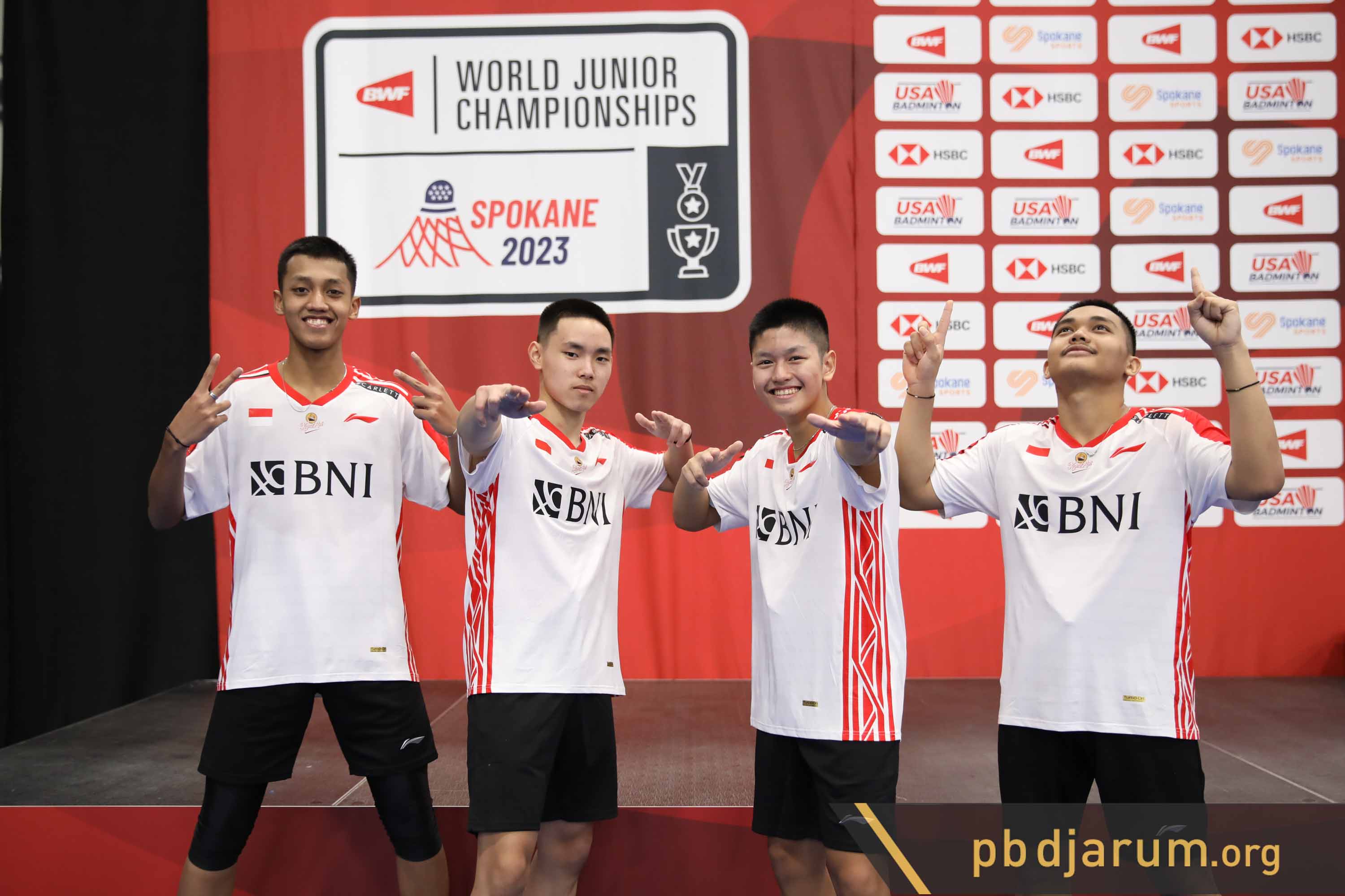 PBDJARUM - [BWF World Junior Mixed Team Championships 2023] 20 Atlet ...